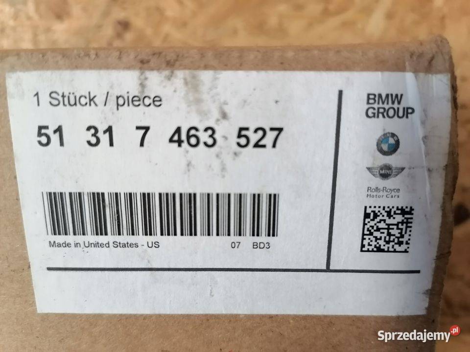 BMW X5 G05 LISTWA ZGARNIAJĄCA SZYBY LEWA 7463527 wielkopolskie Pleszew