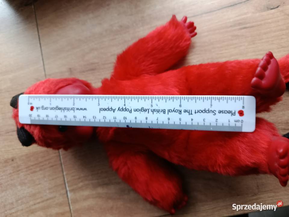 Zabawka stara monchichi czerwony diabełek Choszczno sprzedam