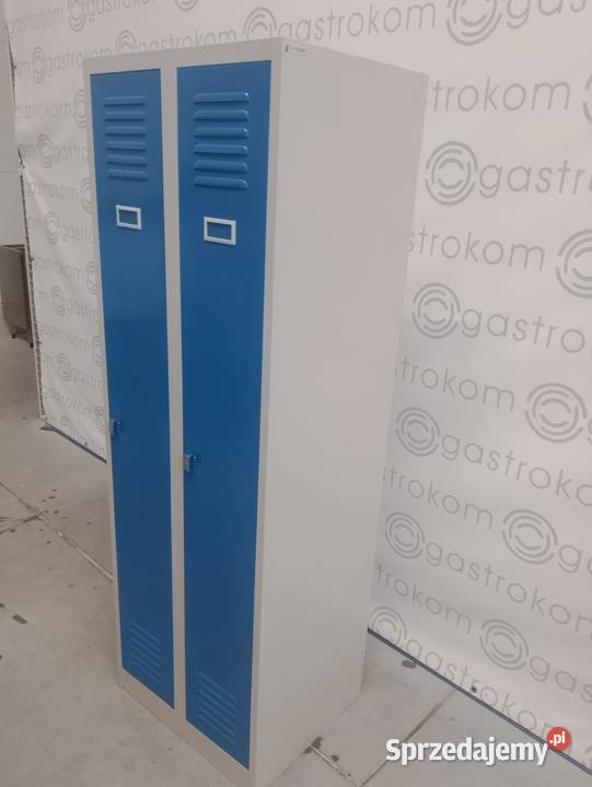 Szafka BHP podwójna drzwi niebieskie 60x50x180 Wrocław