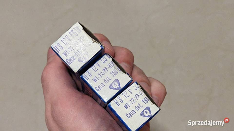 Halogenowa Żarówka Samochodowa Polam H3 12V 55W żarówki Warszawa