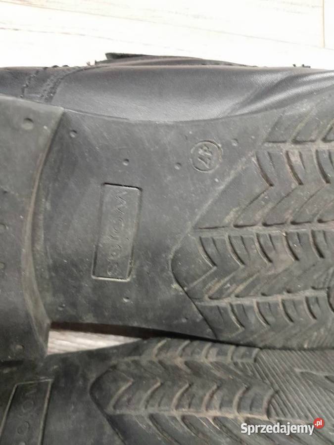 Buty Wojas Półbuty męskie skóra czarne r 47 Wieliczka