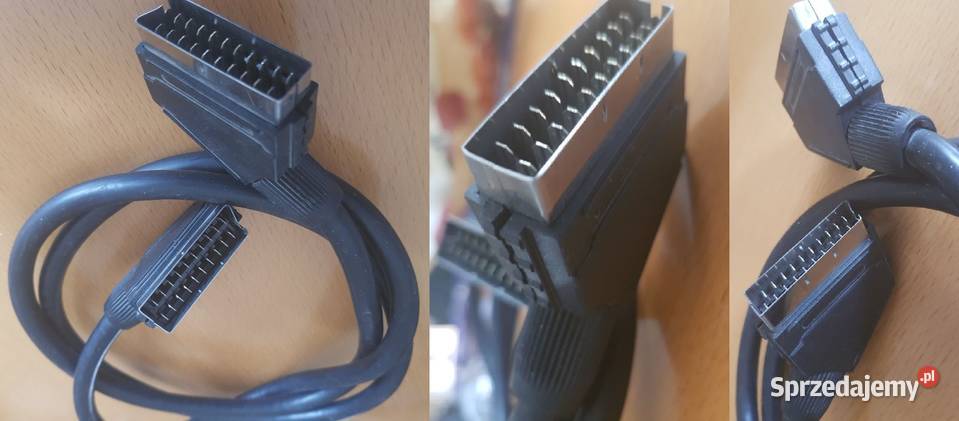 kabel przewód telewizyjny komputerowy Euro Scart Kielce sprzedam