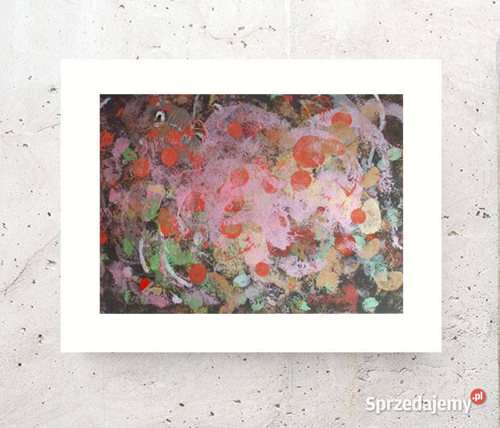 nowoczesny rysunek 30x40 abstrakcyjny obraz Bydgoszcz sprzedam