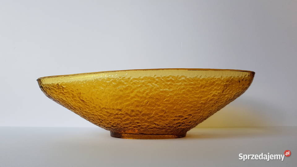 Gondola Sahara Ząbkowice kolorowe szkło PRL Dąbrowa Górnicza