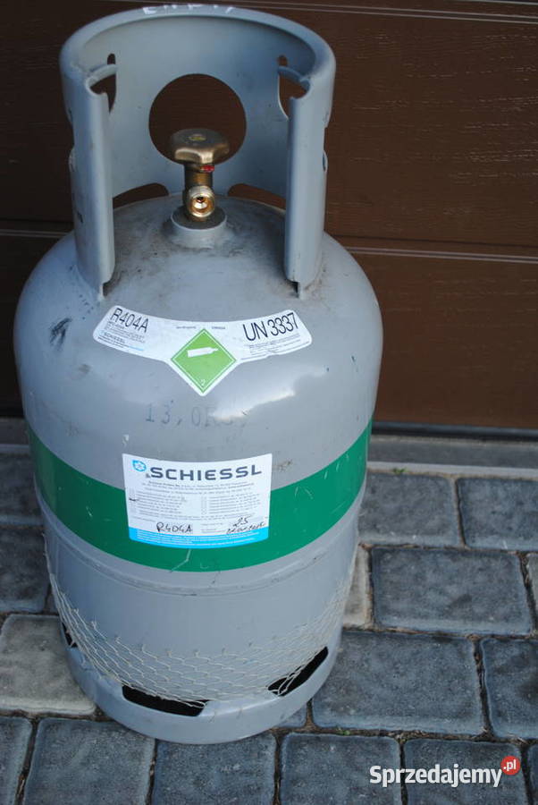 Butla na gaz freon szara gruba ścianka waga gazu Turka