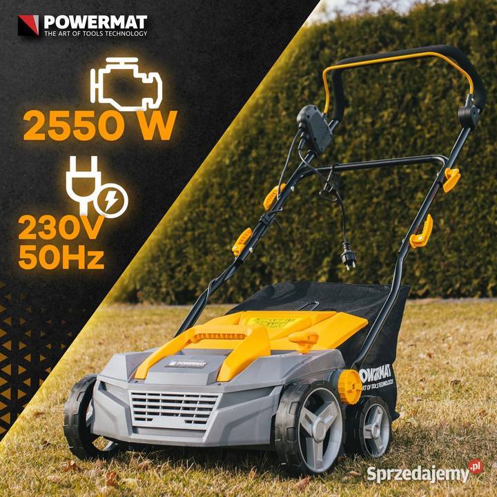 Aerator wertykulator elektryczny z koszem 2550w Katowice