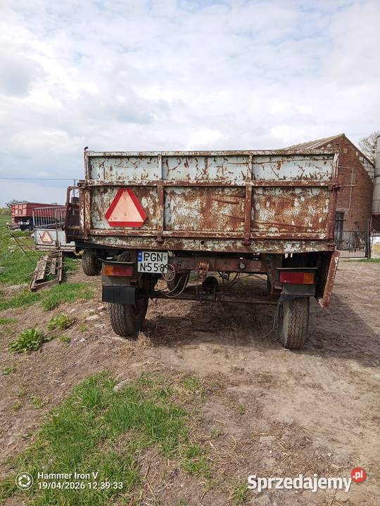 Przyczepa D46 Przyczepy rolnicze wielkopolskie sprzedam