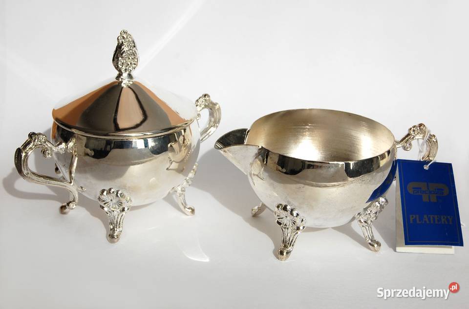 Nowa platerowana srebrem posrebrzana cukiernica Lublin sprzedam