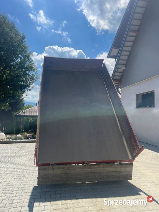 Trójstronna przyczepa rolnicza wywrotka SOLIDNA nieuszkodzony Przyczepy rolnicze