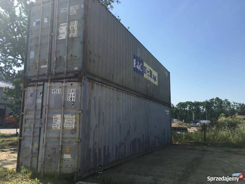 Garaż kontener morski magazyn pawilon biuro 100 Nowy Dwór Mazowiecki wyposażenie