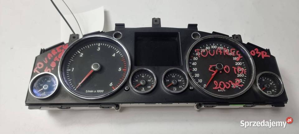 LICZNIK ZEGAR VOLKSWAGEN TOUAREG 7L6920880C Lipno