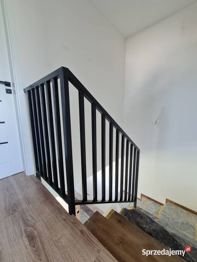 Balustrada Harfowa LOFT Lamele Stalowe pod