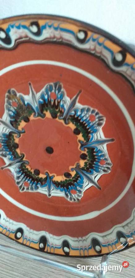 Wiszący talerz bułgarski prl Przedbórz