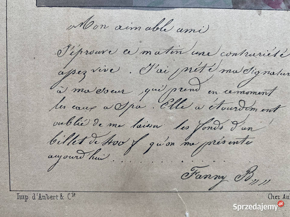 Oryginalna Litografia XIX w Paul Gavarni Satyra Antyki