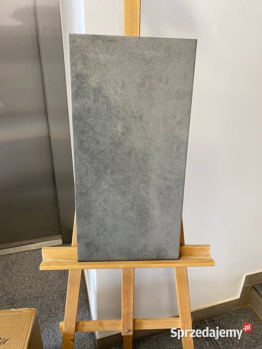 Płytka ścienna 30x60 grafit gres beton cement Zakopane