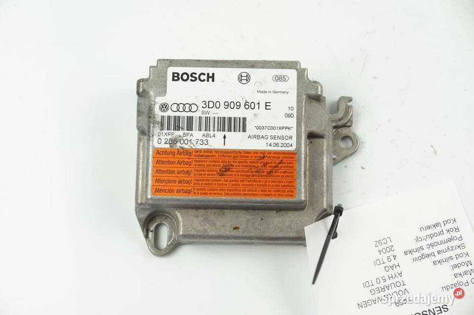 3D0090601E PODUSZEK TOUAREG I SENSOR AIRBAG Lipno sprzedam