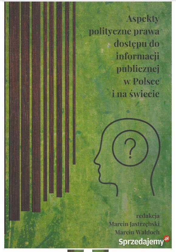 Aspekty polityczne prawa dostępu do informacji Książki naukowe i popularnonaukowe łódzkie Łódź sprzedam