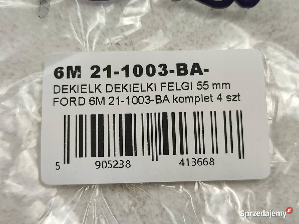 DEKIELKI FELGI KOMPLET 55mm 55mm FORD 6M211003BA Dekielki