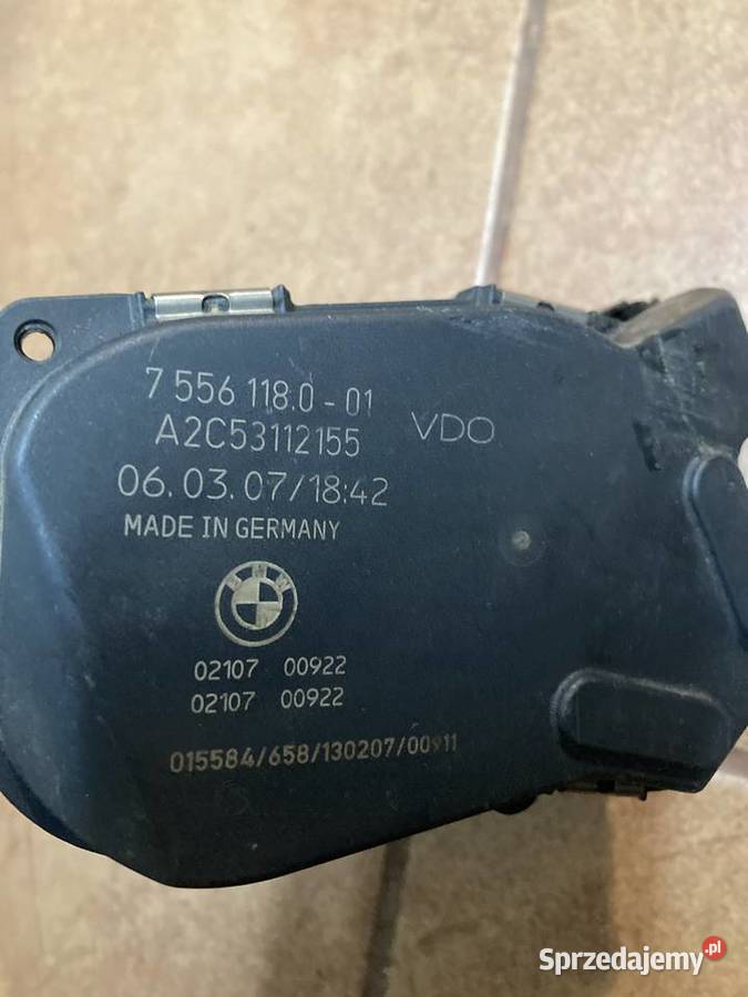 Przepustnica Powietrza BMW 7556118001 osobowe wielkopolskie Rakoniewice sprzedam