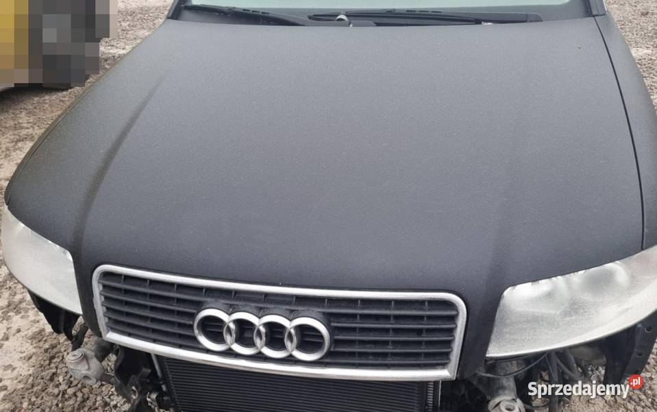 CZĘŚCI zderzak maska lampa klapa Audi A4 B6 30 B