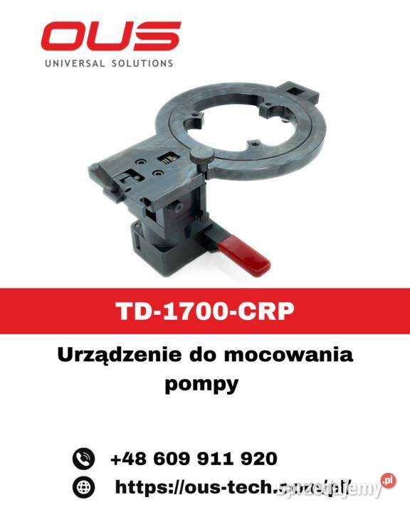 TD1700CRP URZADZENIE DO MOCOWANIA POMPY CR OUS mazowieckie Warszawa
