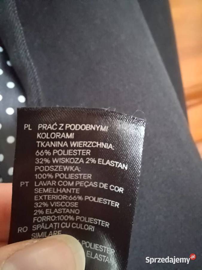 Czarny żakiet marynarka rozmiar S HM elegancki Rzeszów