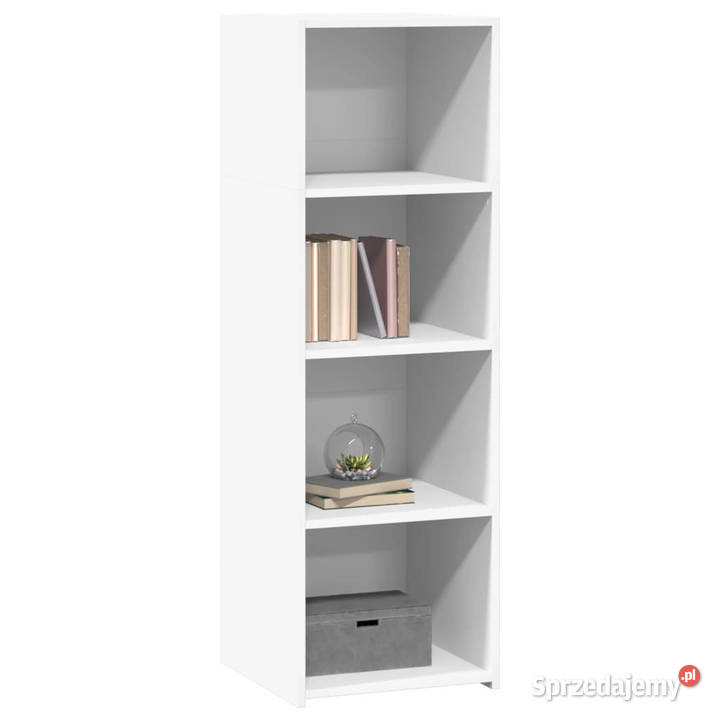 Wysoka szafka biała 40x41x124 materiał Warszawa