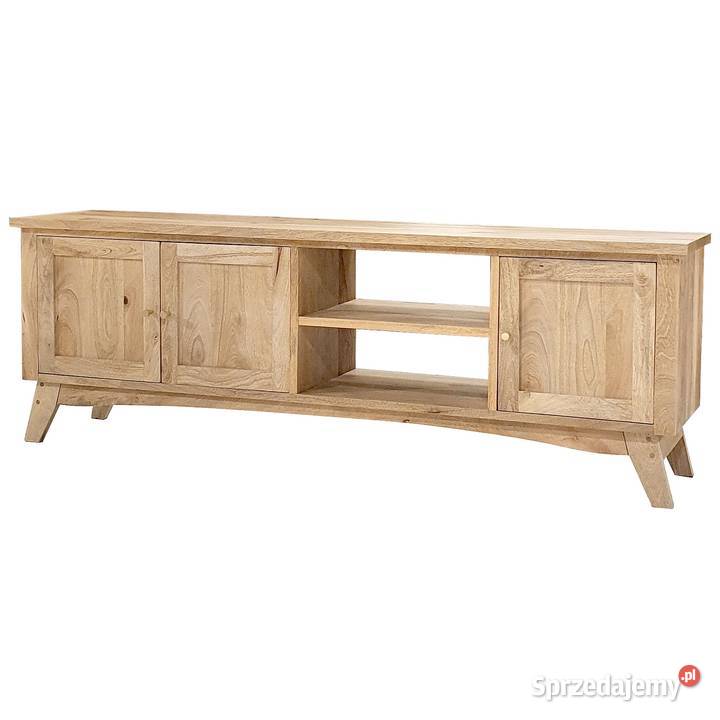 Szafka RTV drewniana BONN 180 z szafkami i półką Lublin