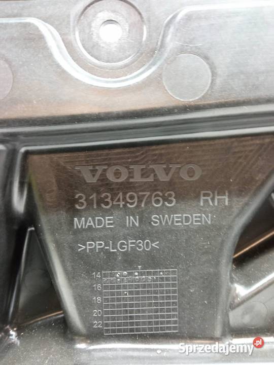 MECHANIZM SZYBY PRAWY PRZÓD 31349763 31453358