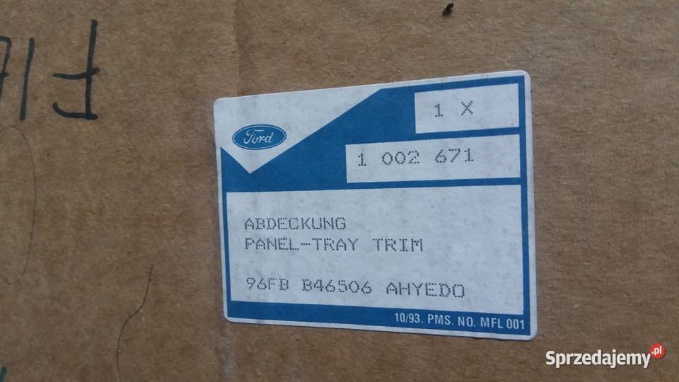Ford Fiesta MK4 Płka bagażnika nowa oryginalna warmińsko-mazurskie Elbląg