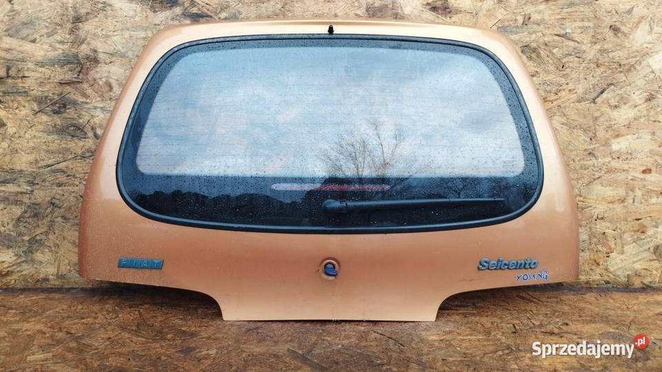 TYLNA KLAPA BAGAŻNIKA TYŁ SZYBA FIAT SEICENTO osobowe