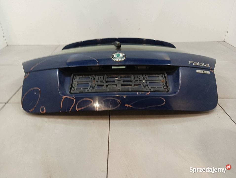 KLAPA TYŁ 5D HB GRANATOWA Skoda Fabia II