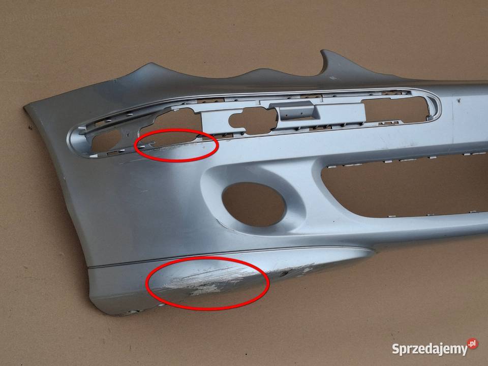 MERCEDES CKLASA W203 LIFT ZDERZAK PRZÓD PRZEDNI Bieleń