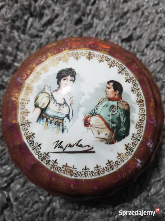 Puzderko szkatułka porcelana francuska De Lux Wola Podłężna
