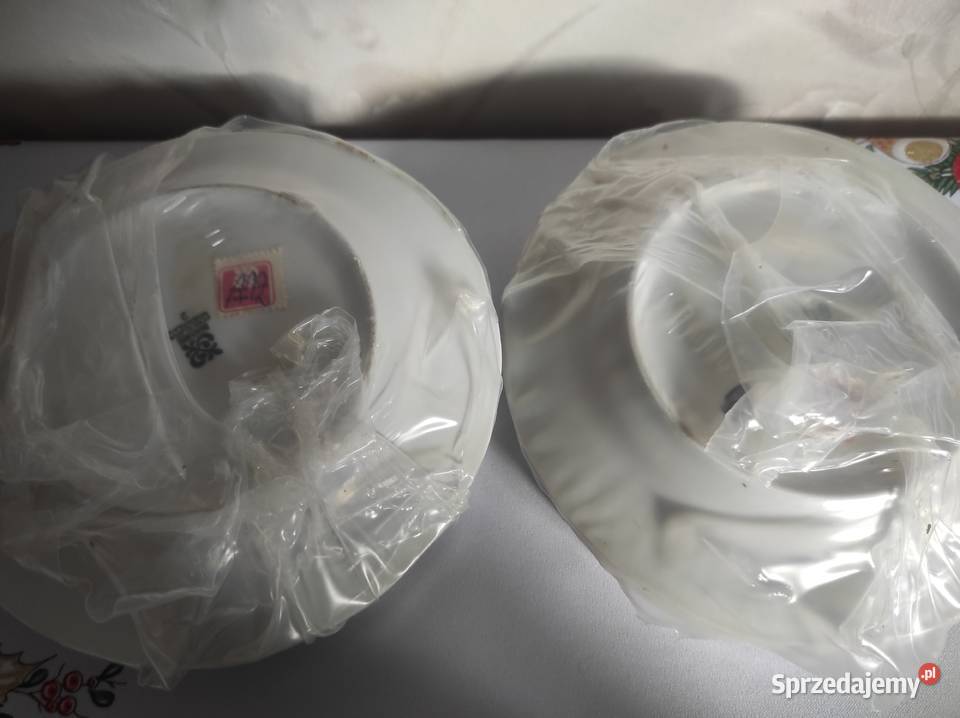 TTalerze deserowe Nowe porcelana Włocławek 612