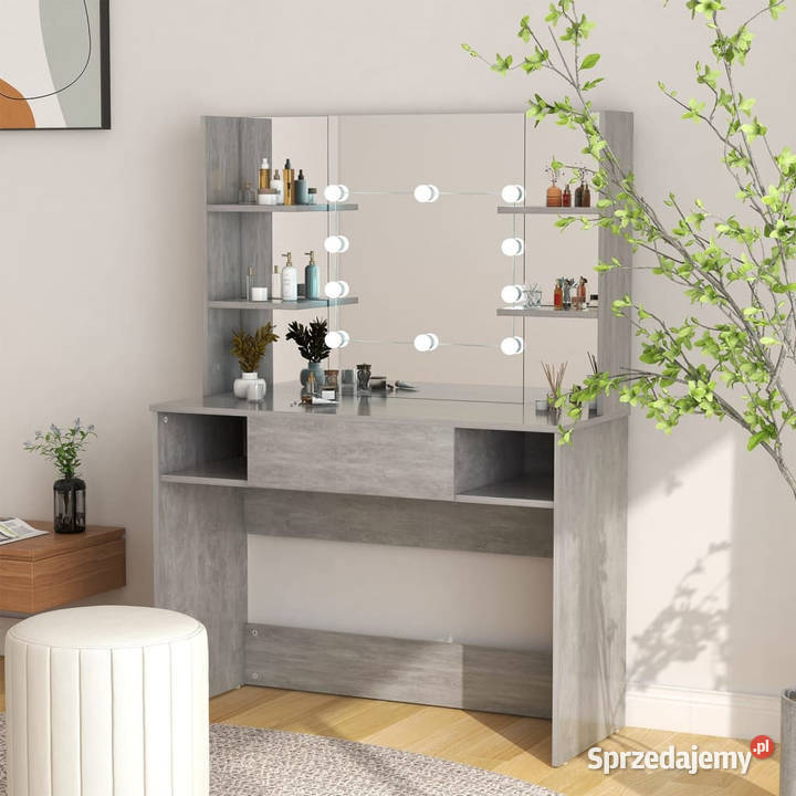 Toaletka z oświetleniem LED 100x40x135 MDF Warszawa sprzedam