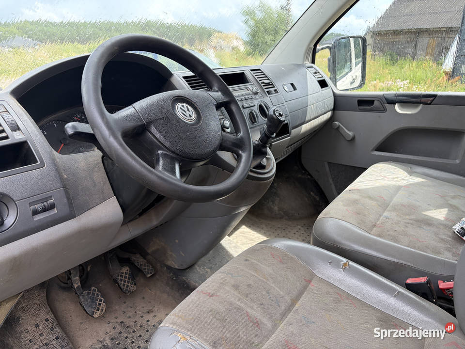 VW T5 Transporter Doka 19 TDI 102 5 Osób Paka manualna Kolno