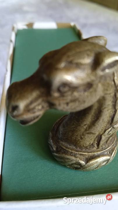 INDYJSKA RĘCZNIE WYKONANA STATUETKA Z MOSIĄDZU Piła