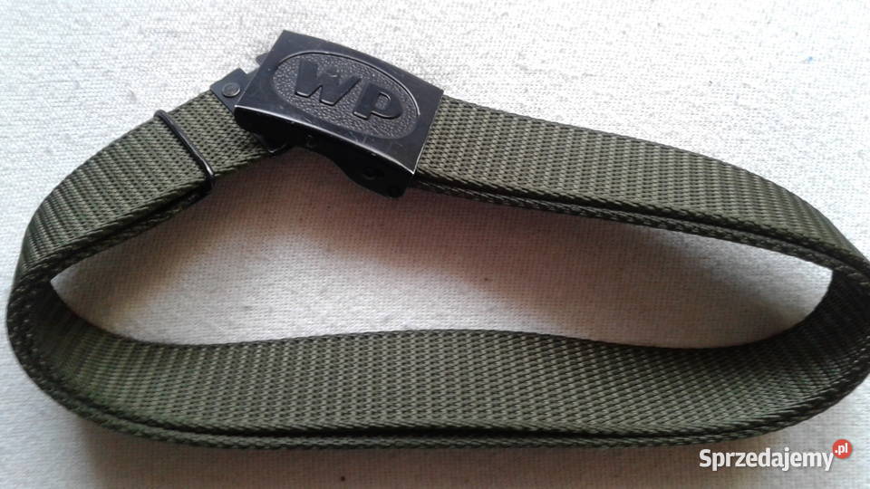 Pas wojskowy WP czarna klamra mazowieckie Warszawa sprzedam