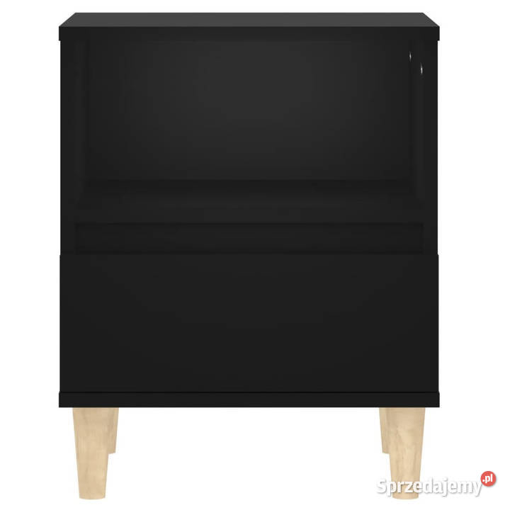 Szafka nocna czarny 40x35x50 WM821796 Warszawa