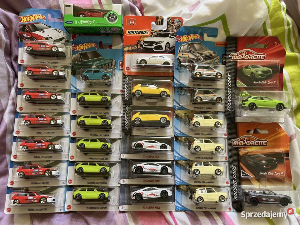 Modele Hotwheels Majorette Honda Ruda Śląska