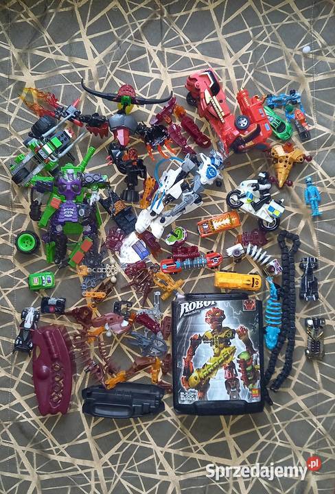 Pudło różne zabawki roboty klocki resoraki Małkinia Górna sprzedam