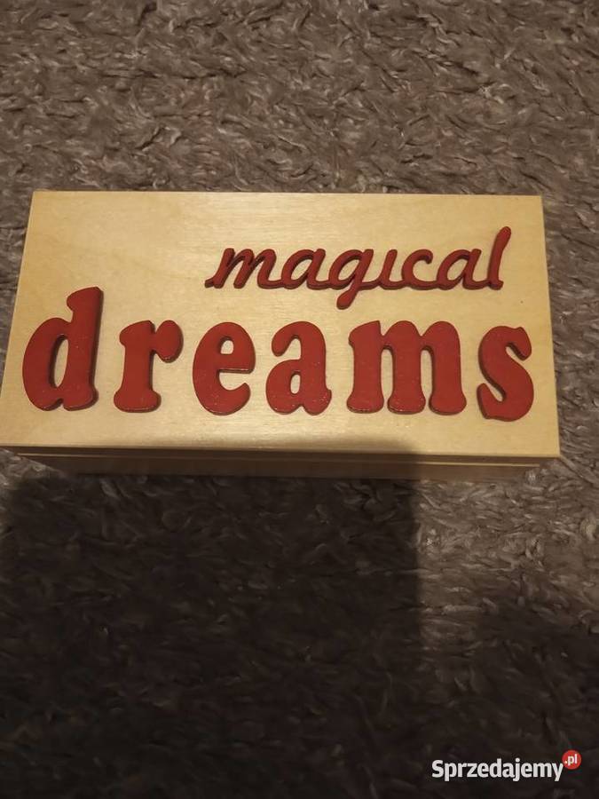 Szkatułka drewniana na biżuterię i drobiazgi śląskie Tychy sprzedam