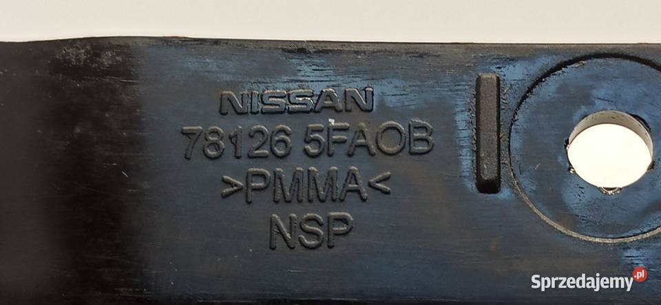 NISSAN MICRA K14 LISTWA BŁOTNIKA PRAWY TYŁ