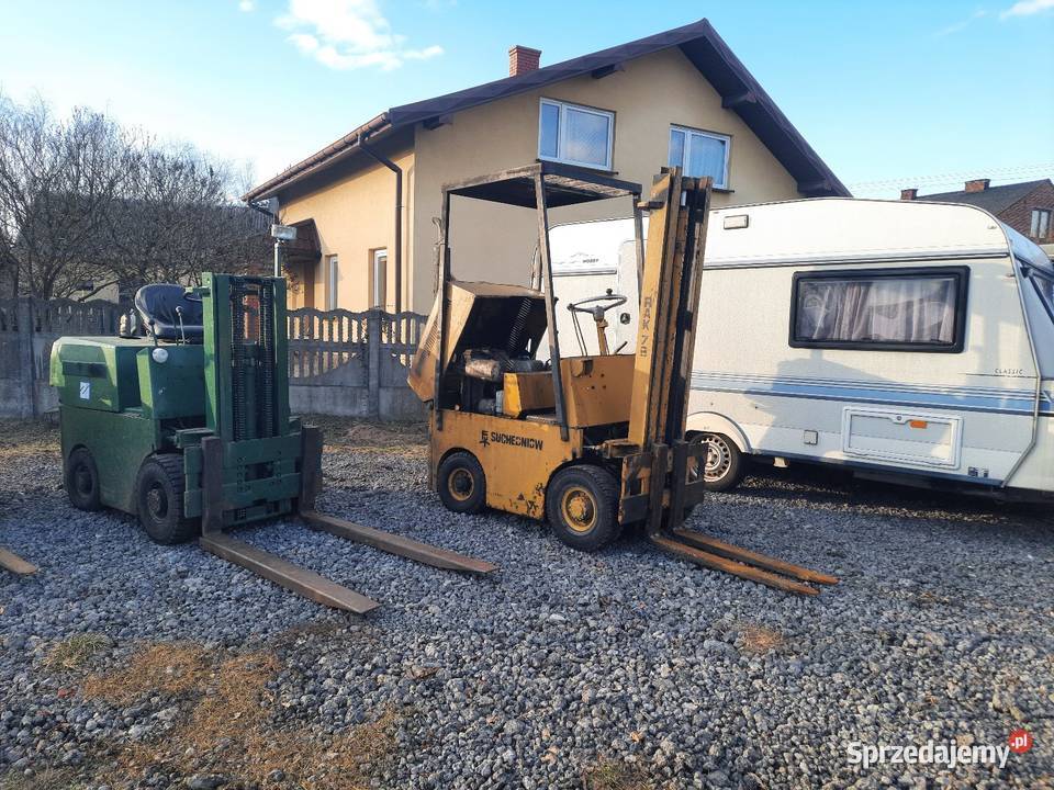 Wózek widłowy rak Suchedniów silnik Ursus C330 Złoczew