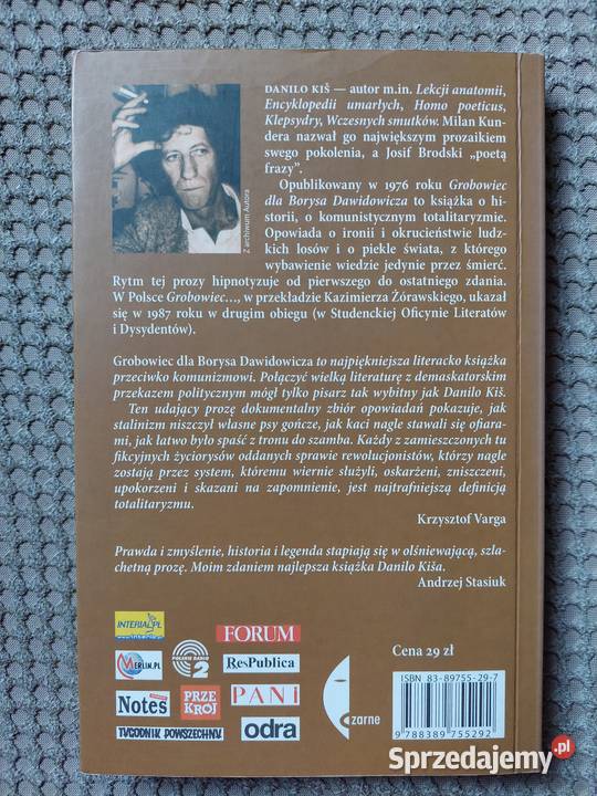 Danilo Ki Grobowiec Borysa Dawidowicza małopolskie Kraków