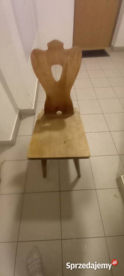 Sprzedam cztery góralskie krzesła mazowieckie Warszawa