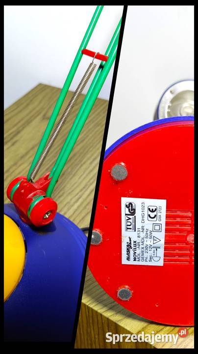 Lampa Memphis Novilux kultowa kosmiczna vintage wielkopolskie Kalisz sprzedam