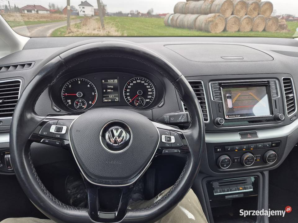 VW Sharan 20 TDI Automatik Xenon Webasto Hak centralny zamek Wołczyn