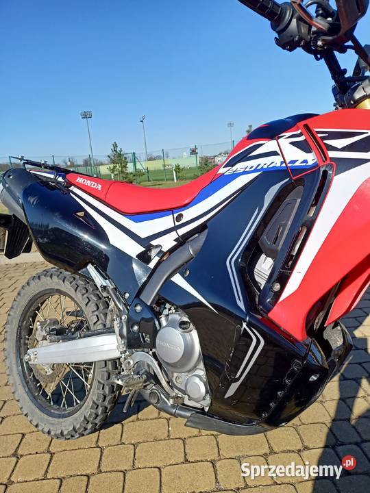 Honda CRF250 rally 2017r Zadbananiski przebieg 250cm3 łódzkie Uniejów sprzedam
